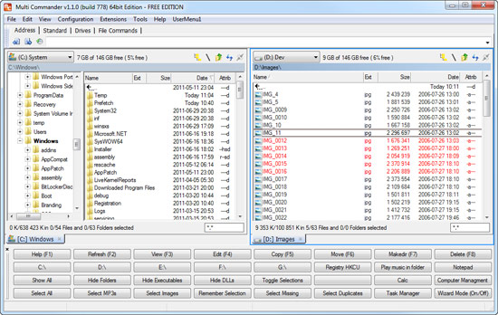 Replace Windows Explorer with Multi Commander